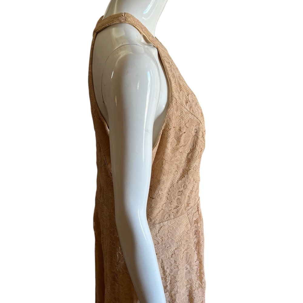 NWT Dressystar Women’s Elegant Beige Lace Midi Dress SZ 3X 🩷 - Picture 7 of 16